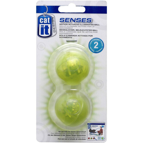 Catit Senses Spare Illuminated Balls  Speed Circuit Pack  2 1