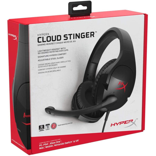 HyperX HyperX Cloud Stinger - Gaming Headset - Comfortable HyperX 2