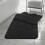 (Black) Memory Foam Block Bath Mat Set Non Slip Bath Mat 1