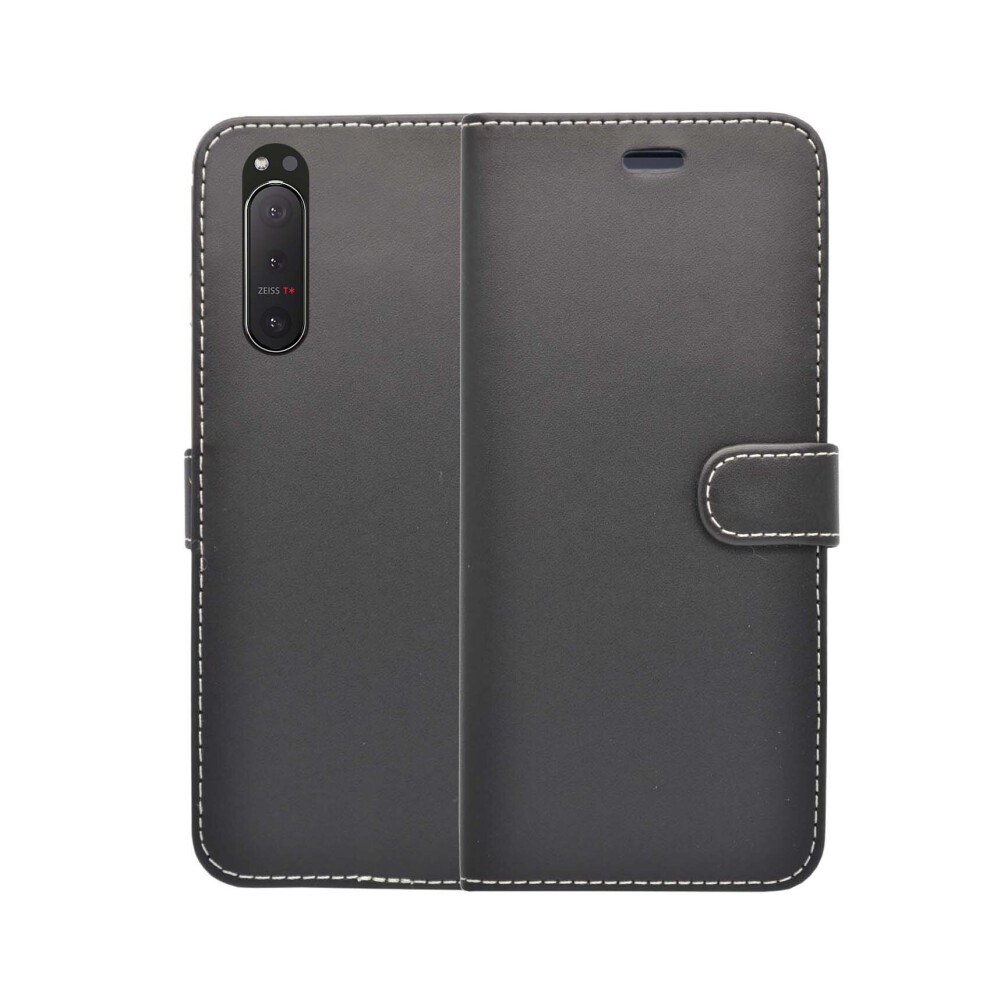 (Black) For Samsung Galaxy A42 5G Wallet Flip Pu Leather Pouch Case Cover Black 304063167268