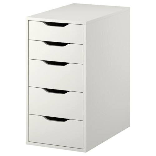 ALEX Drawer unit, white 36x70 cm