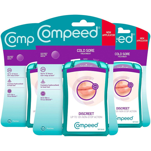 Compeed (Pack of 4) Compeed Cold Sore Discreet Healing Patch