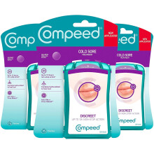 (Pack of 3) Compeed Cold Sore Discreet Healing Patch