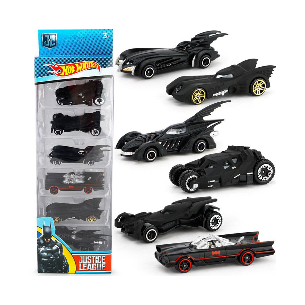 6PCS Batman Kids Car Toys Set Box Toy Car Suit Gift Surprise