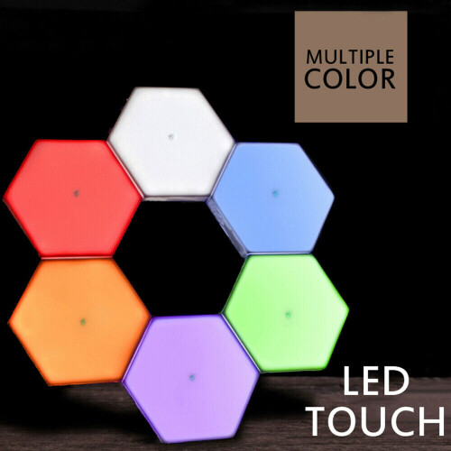 Ranpo Modular LED Touch Wall Lamp Hexagonal Magnetic Quantum Sensitive Night Light 1