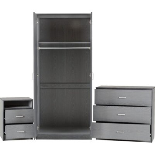 Seconique Felix Bedroom Set Grey 1