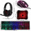 Gaming Keyboard and Mouse and Mouse pad and Gaming Headset, Wired LED 3