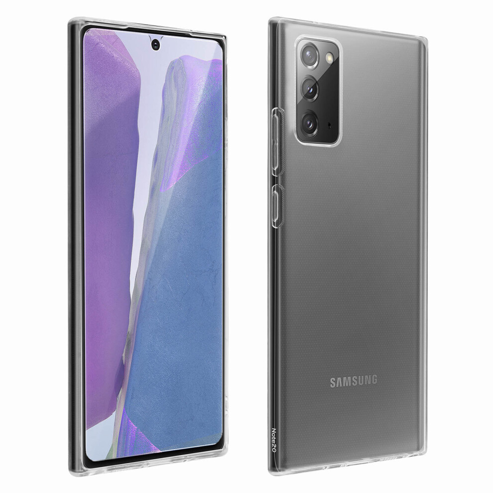 Cover For Samsung Galaxy Note 20 And Tempered Glass Film 9H Clear 3662427467995