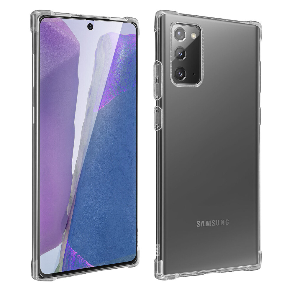 Protective Pack For Galaxy Note 20 Flexible Cover + 9H Tempered Glass Film Clear 3662427468008