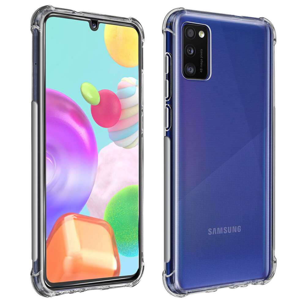 Protective Pack For Samsung Galaxy A41 Flexible Cover + 9H Tempered Glass Film Clear 3662427467711