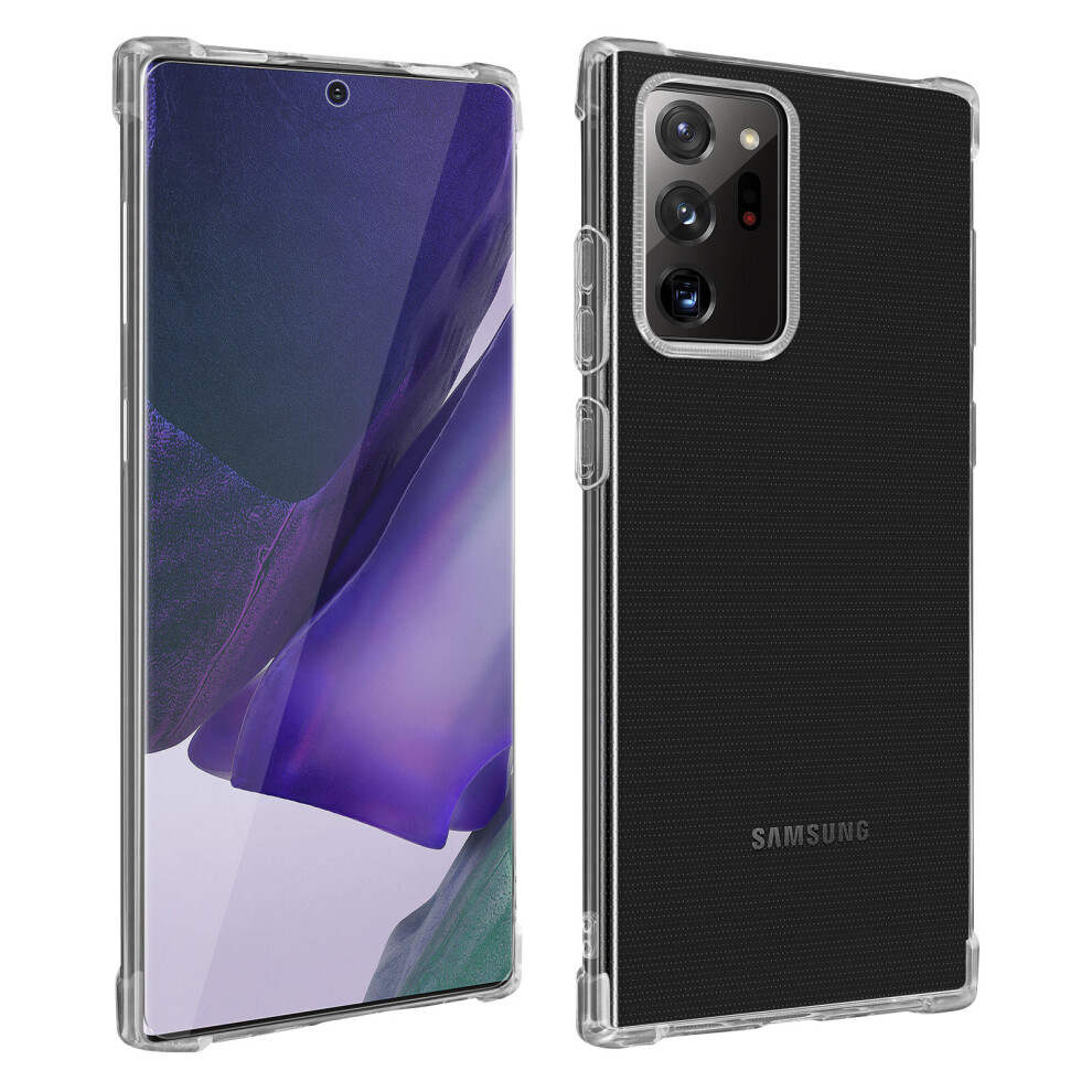 Protective Pack For Galaxy Note 20 Ultra Flexible Cover + 9H Tempered Glass Film Clear 3662427468039