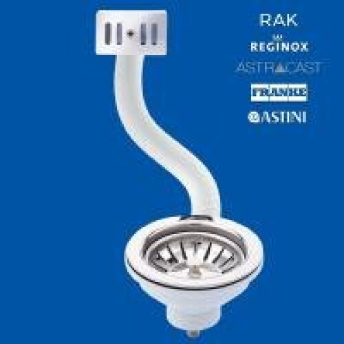 Alliance Kitchen Basket Strainer Waste & Metal Square Overflow 1