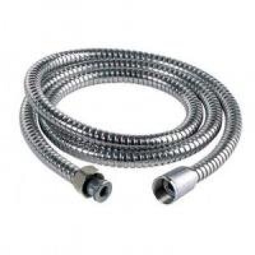 1.5mtr  8mm Standard Shower Hose Metal Chrome