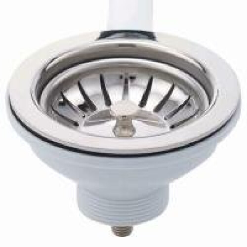 Alliance Kitchen Basket Strainer Waste & Metal Square Overflow 2
