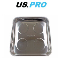 US PRO Jumbo Magnetic Stainless Steel Parts Tray 10.5 x 11.5" 6784