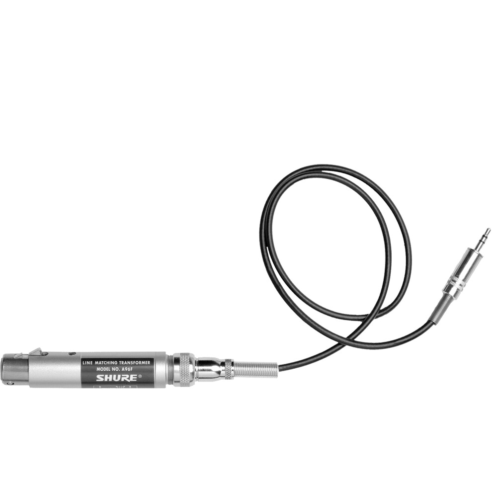 Shure A96F Camcorder Interface 3 Pin XLR, Silver