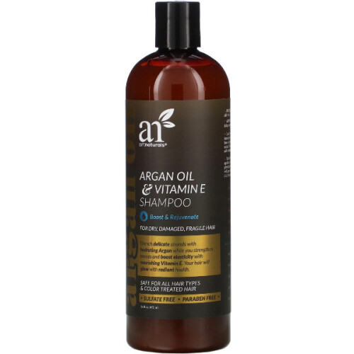 artnaturals, Shampoo com Óleo de Argan e Vitamina E, 16 fl oz (473 ml)