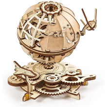 UGEARS Globe Mechanical Wooden Model Kit 70128