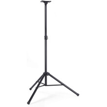 (Speaker Stand QTY6) Viewi DJ PA Disco Speaker Stands Folding Tripod Leg Black Set of Six with Mounting Adapter/Top Hat