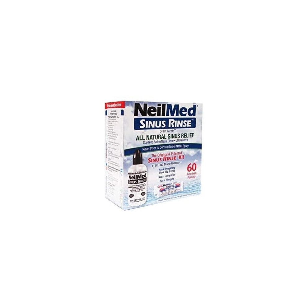 Neilmed Original Sinus Rinse Kit With 60 Premixed Sachets