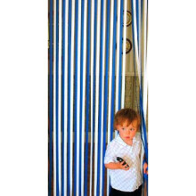 (Blue & White) Slat Type Door Curtain,Bug Blind,Fly Blind,Strip Blind