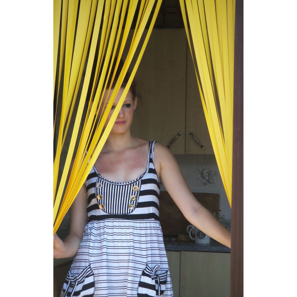 Holland Plastics Original Brand (Sunburst) Slat Type Door Curtain,Bug Blind,Fly Blind,Strip Blind
