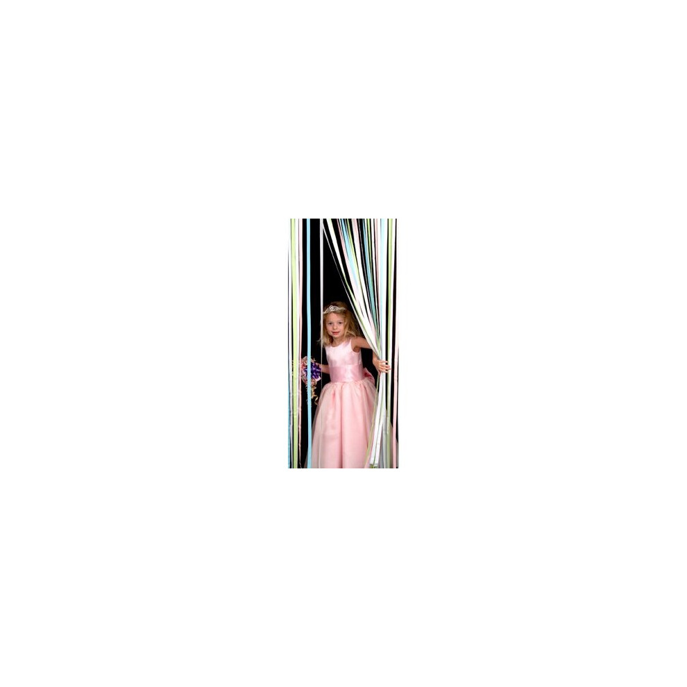 (Pastel Multi Colour) Slat Type Door Curtain,Bug Blind,Fly Blind,Strip Blind