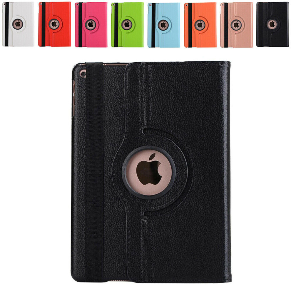 (Black) 360 Leather Smart Case Cover For Apple Ipad 10.2 Black 6425739294201