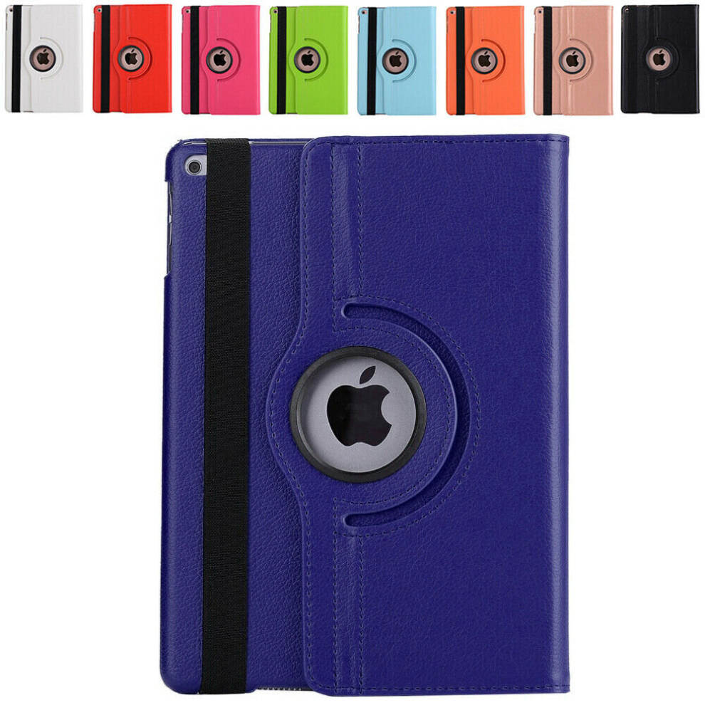 (Blue) 360 Leather Smart Case Cover For Apple Ipad 10.2 Blue 6425740546580