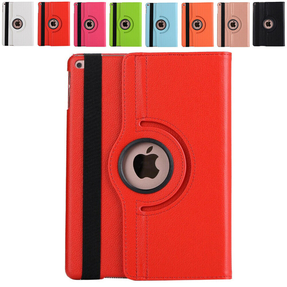 (Red) 360 Leather Smart Case Cover For Apple Ipad 10.2 Red 6425745078062