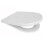 EUROSHOWERS (White) Middle D Shape Toilet Seat Soft Close Quick Release  360 x 449mm 1