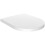 EUROSHOWERS (White) Middle D Shape Toilet Seat Soft Close Quick Release  360 x 449mm 2