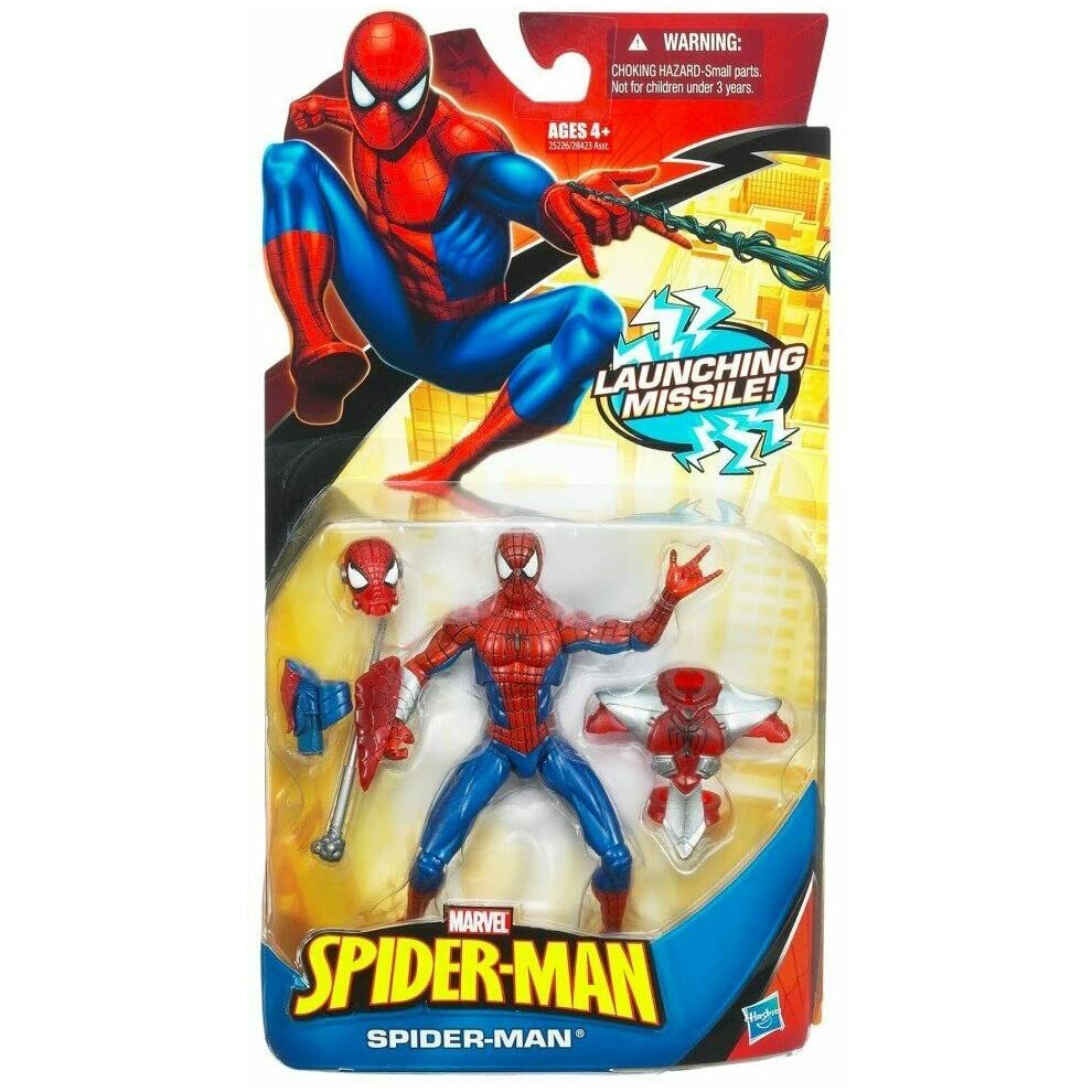 Marvel Hasbro Spider-Man Action Figure Launching Classic Heroes