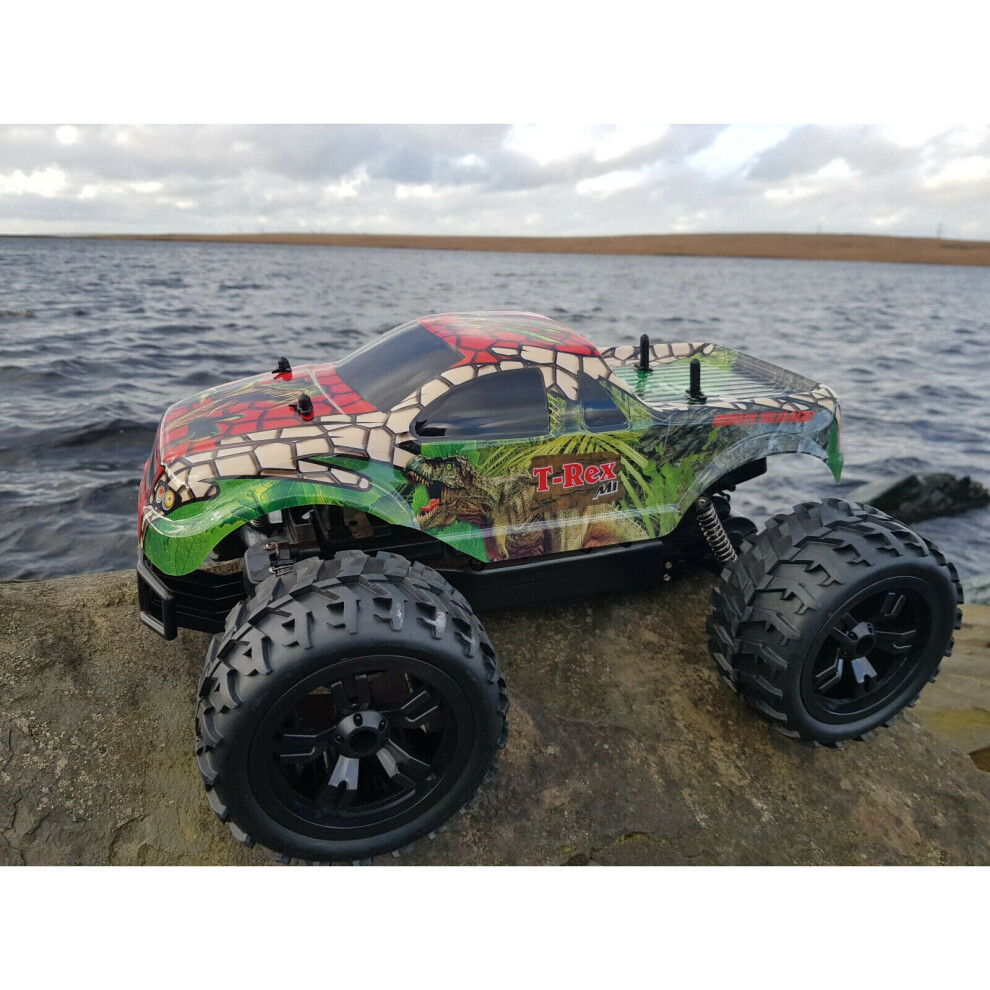 2.4GZ T-REX Monster Truck Radio Remote Control Car 1/10 SPEED 20km/h