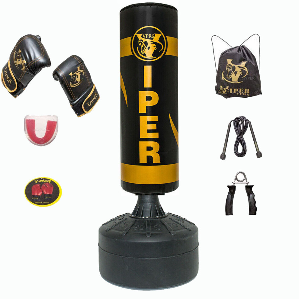 6ft Free Standing Boxing Punch Bag Gym Fitness Martial Arts Kick Boxing Mma