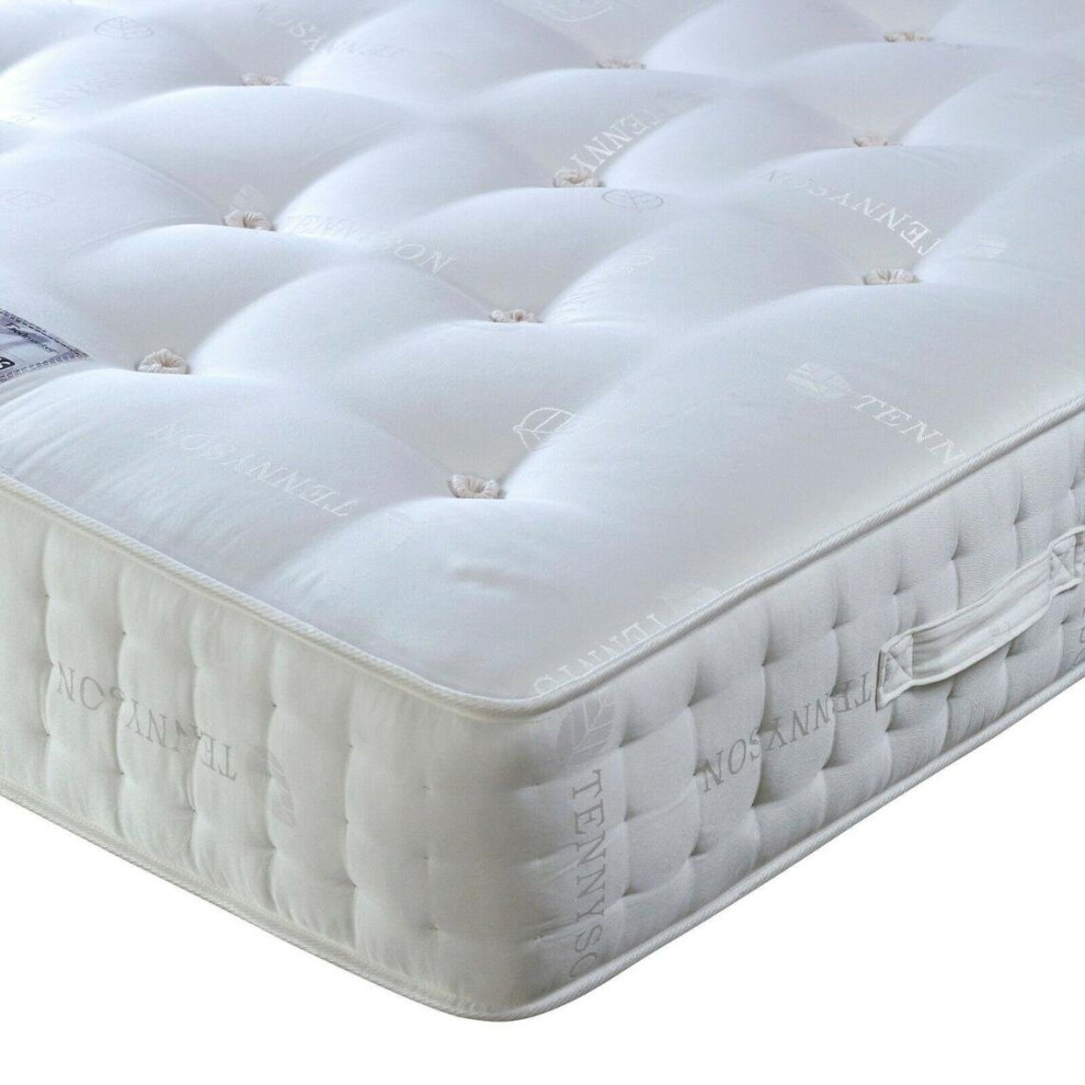 Bedmaster (6Ft Super King) Tennyson 4000 Twin Pocket Sprung Natural Fillings Orthopaedic Mattress White
