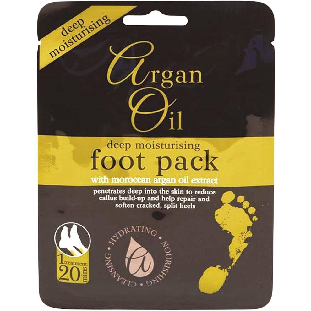 2 PACKS ARGAN OIL DEEP MOISTURISING FOOT MASK SOCKS TREATMENTS MOROCCAN OIL