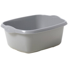 What More Homewares Rectangular Bowl Silver 11285