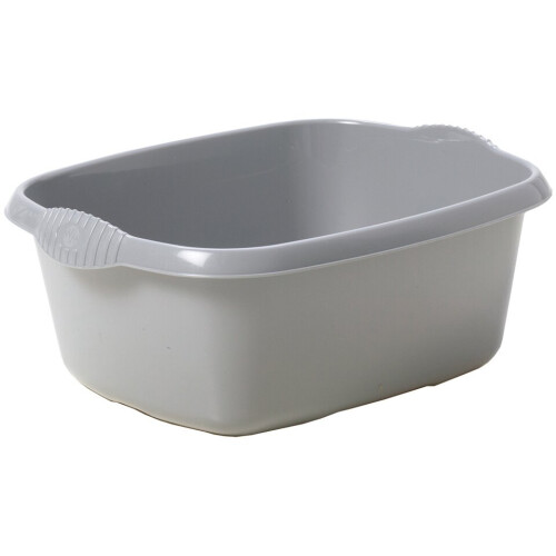 What More Homewares Rectangular Bowl Silver 11285