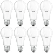 (8) Dimmable E27 Osram LED Light Bulbs