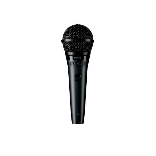 (Black, 3 Pin XLR) Shure PGA58 Cardioid Dynamic Vocal Microphone 2