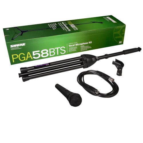 Shure (Black, 3 Pin XLR) Shure PGA58 Cardioid Dynamic Vocal Microphone