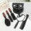 5Pcs Anti-Static Hair Styling Combushes Salon Home Set with Mirror Massage 1