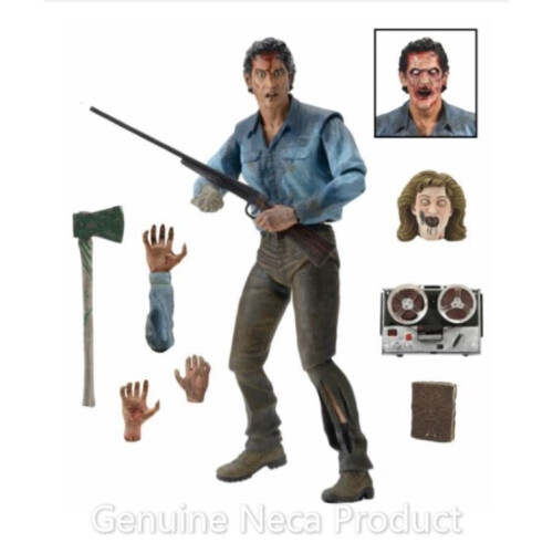 NECA Evil Dead 2 ULTIMATE Ash 7 inch Action Figure - Plush Soft Toy 1