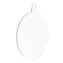 Blank Clear Christmas Baubles