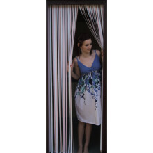 (Pink & White) Heavy Duty Strip Blind/Fly Blind 80cm wide x 200cm drop
