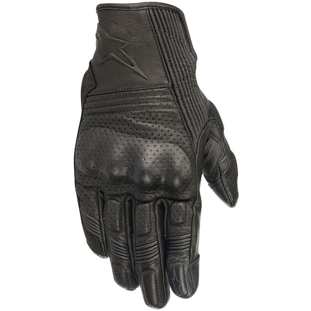 Alpinestars - Mustang V2 Motorcycle Leather Gloves - Xl Black 8033637037349