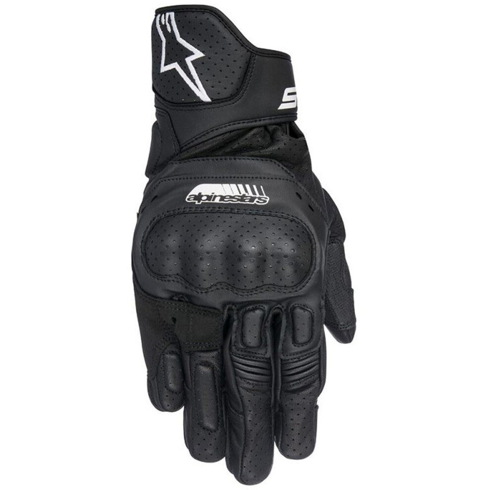 Alpinestars Sp-5 Motorcycle Leather Gloves - Xl Black 8021506610243