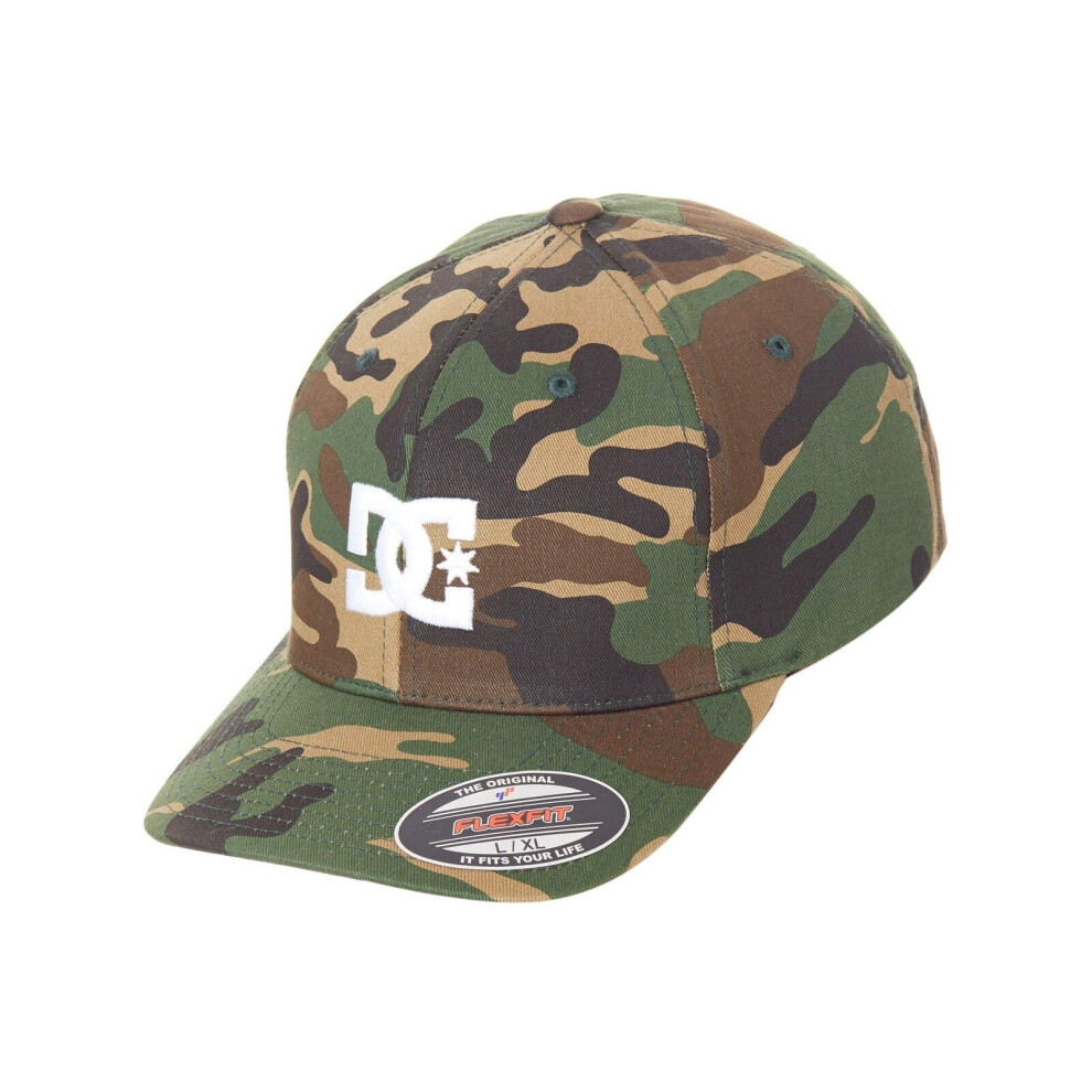 DC Camo Star 2 Curved Peak Flexfit Cap - S/M