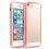 For iPhone 6 / 6s - Clear Silicone Case With Rose Gold Edge 1
